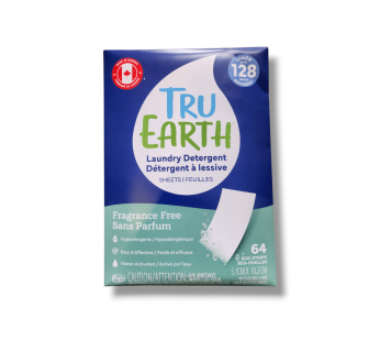 Tru Earth Laundry detergent Fragrance Free (64 eco-strips)