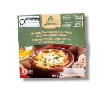 Combe Castle Mature Cheddar Cheese Bake With Sauvignon Blanc (150g)